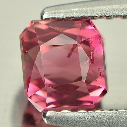 Natural Purplish Pink Tourmaline Gemstones 0.96 Ct. Octagon Shape 5 x 4.5 Mm.: Product ID: 807232855 Product Name: Natural Tourmaline Weight: 0.96 CT. Size: 5 x 4.5 x 4.5 MM. Shape: Octagon Color: Purplish Pink Clarity:SI Luster: Good Gems Origin: Nigeria Treatment: Unheated Cry