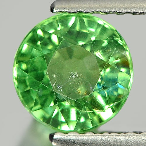 Natural Green Apatite Gemstones 1.27 Ct. Round Shape 6.4 Mm.: Product ID: 800608980 Product Name: Natural Apatite Weight: 1.27 CT. Size: 6.4 x 6.4 x 4.5 MM. Shape: Round Color: Green Clarity:SI Luster: Good Gems Origin: Tanzania Treatment: Unheated Crystal Struc