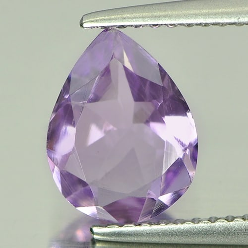 Natural Purple Amethyst Gemstones 1.55 Ct. Pear Shape 10 x 7.6 Mm.: Product ID: 800313510 Product Name: Natural Amethyst Weight: 1.55 CT. Size: 10 x 7.6 x 4.1 MM. Shape: Pear Color: Purple Clarity:VVS Luster: Good Gems Origin: Brazil Treatment: Unheated Crystal Struct