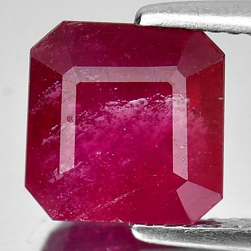 Natural Red Pink Ruby Gemstones 4.66 Ct. Octagon Shape 8.6 x 8.5 Mm. (1 of 3)