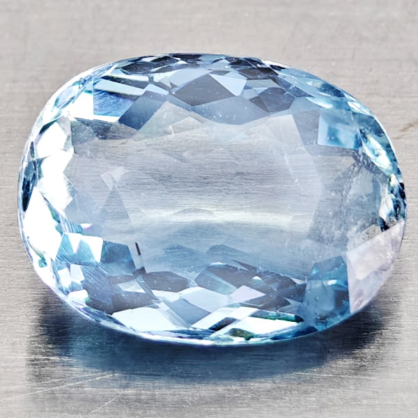 Natural Baby Blue Aquamarine Gemstones 1.33 Ct. Oval Shape 8.5 x 6.5 Mm.: Product ID: 800812258 Product Name: Natural Aquamarine Weight: 1.33 CT. Size: 8.5 x 6.5 x 3.6 MM. Shape: Oval Color: Light Blue Clarity:VSI Luster: Good Gems Origin: Brazil Treatment: Unheated Crystal