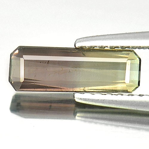 Natural Bi Color Tourmaline Gemstones 0.81 Ct. Octagon Shape 10.4 x 3.6 Mm.: Product ID: 807244841 Product Name: Natural Tourmaline Weight: 0.81 CT. Size: 10.4 x 3.6 x 2 MM. Shape: Octagon Color: Bi Color Clarity:VSI Luster: Good Gems Origin: Nigeria Treatment: Unheated Crysta