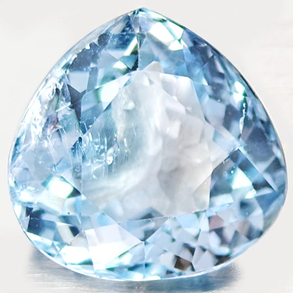 Natural Baby Blue Aquamarine Gemstones 1.65 Ct. Pear Shape 8.2 x 7.2 Mm.: Product ID: 800812178 Product Name: Natural Aquamarine Weight: 1.65 CT. Size: 8.2 x 7.2 x 4.7 MM. Shape: Pear Shape Color: Light Blue Clarity:VSI - SI1 Luster: Good Gems Origin: Brazil Treatment: Unhe