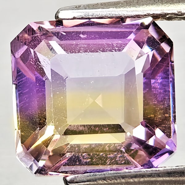 Natural Bi Color Ametrine Gemstones 2.39 Ct. Octagon Shape 8.1 x 7.8 Mm.: Product ID: 800408256 Product Name: Natural Ametrine Weight: 2.39 CT. Size: 8.1 x 7.8 x 5.2 MM. Shape: Octagon Color: Bi Color Clarity:VSI Luster: Good Gems Origin: Bolivia Treatment: Unheated Crystal