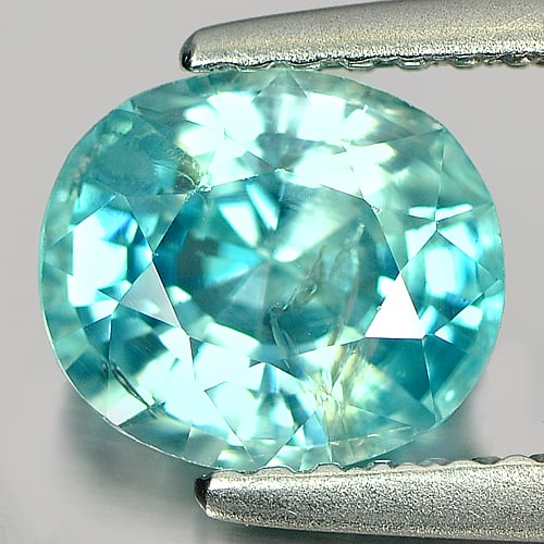 Natural Blue Color Zircon Gemstones 2.01 Ct. Oval Shape 7.5 x 6.5 Mm: Product ID: 807720815 Product Name: Natural Zircon Weight: 2.01 CT. Size: 7.5 x 6.5 x 4.4 MM. Shape: Oval Color: Blue Clarity:SI Luster: Good Gems Origin: Cambodia Treatment: Heated Crystal Structure:
