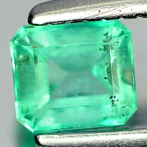 Natural Green Columbian Emerald Gemstones 0.28 Ct. Octagon Shape 4.2 x 3.7 Mm.: Product ID: 802403077 Product Name: Natural Emerald Weight: 0.28 CT. Size: 4.2 x 3.7 x 2.9 MM. Shape: Octagon Color: Green Clarity:SI Luster: Good Gems Origin: Columbia Treatment: Unheated Crystal Str