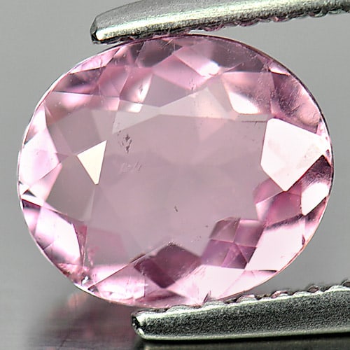 Natural Pink Tourmaline Gemstones 1.14 Ct. Oval Shape 7.7 x 6.7 Mm.: Product ID: 807244087 Product Name: Natural Tourmaline Weight: 1.14 CT. Size: 7.7 x 6.7 x 3.3 MM. Shape: Oval Color: Pink Clarity:VSI Luster: Good Gems Origin: Nigeria Treatment: Unheated Crystal Stru