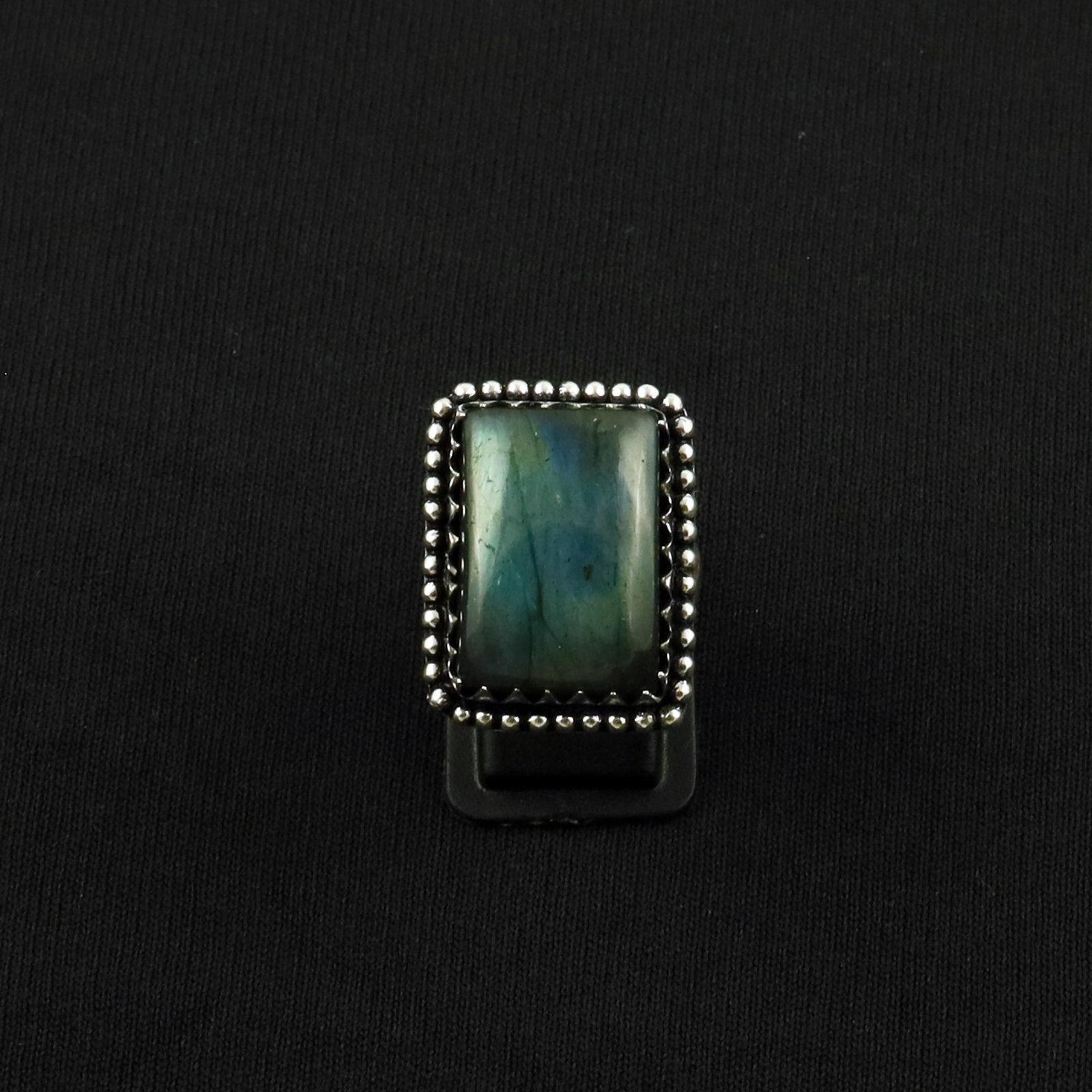 Natural Labradorite Sterling Silver Plated Handmade Ring - 8MM: Product ID: 260617171336 Product - Handmade Silver Plated Ring Metal - 92.5 Sterling Silver Plated Ring Size - 8MM Gemstone - Labradorite Gemstone Origin - Canada Gemstone Size - 2X1.5 CM Gemstone Sha