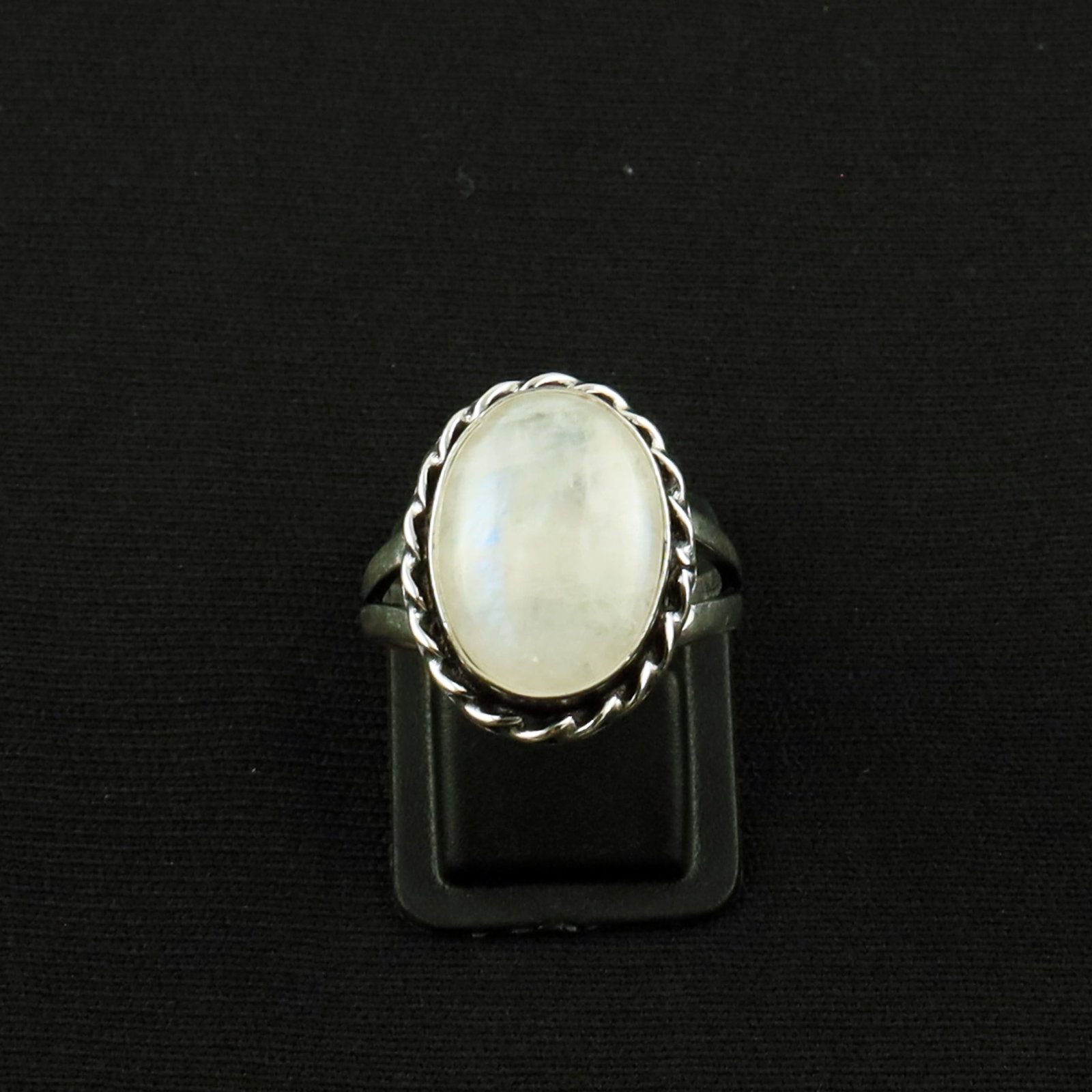 Natural Rainbow Moonstone Silver Plated Handmade Ring - 8.5MM: Product ID: 260613132815 Product - Handmade Silver Plated Ring Metal - 92.5 Sterling Silver Plated Ring Size - 8.5MM Gemstone - Rainbow Moonstone Gemstone Origin - India Gemstone Size - 12X16 MM Gemst