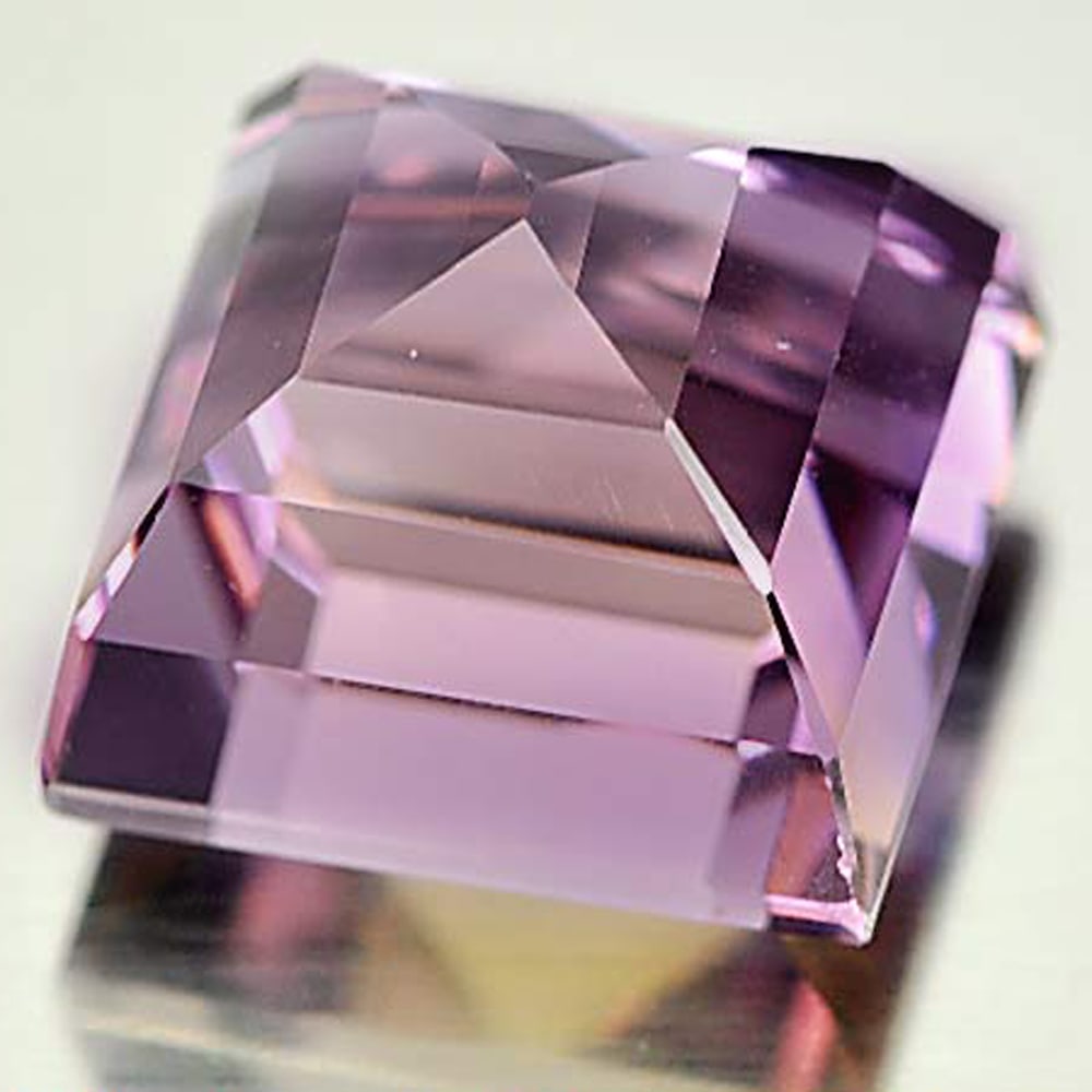 Natural Bi Color Ametrine Gemstones 8.55 Ct. Baguette 10.9 x 10.3 Mm. - 3