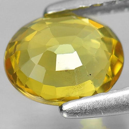 Natural Yellow Sapphire Gemstones 1.31 Ct. Oval Shape 7.2 x 5.9 Mm. - 3