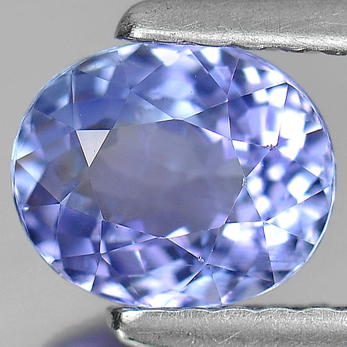 Natural Blue Tanzanite Gemstones 1.01 Ct. Oval Shape 6.6 x 5.4 Mm. (1 of 3)