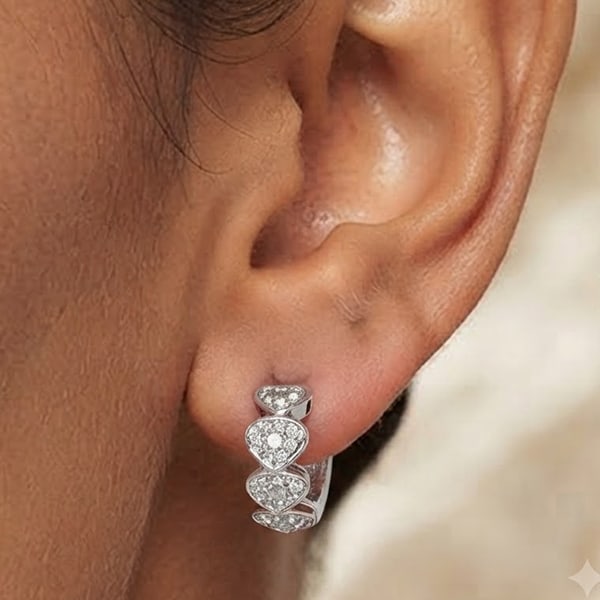 925 Sterling Silver Studs Earrings Jewelry 2.29 Grams White Gold Plated: Product ID: 280520168 Product Type: 925 Sterling Silver Fine Jewelry Jewelry Weight: 2.29 Grams. Gemstones Color: Silver Metal: Solid Silver 92.5%. Gemstone Detail: About 2.29 Grams. And Round White C