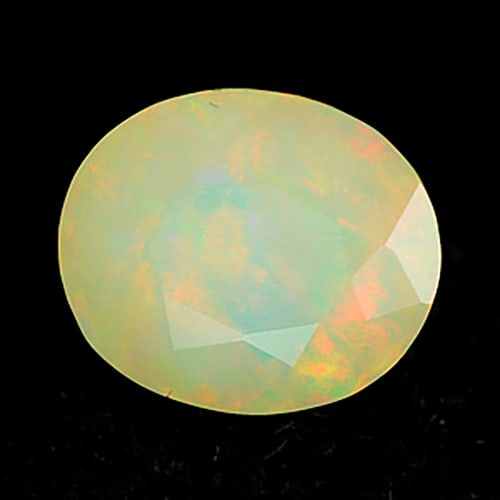 Natural Multi Color Opal Gemstones 1.42 Ct. Oval Shape 8.6 x 7.3 Mm. - 2