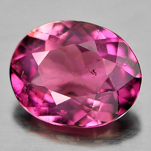 Natural Purplish Pink Tourmaline Gemstones 0.66 Ct. Oval Shape 6.5 x 5.2 Mm. - 2
