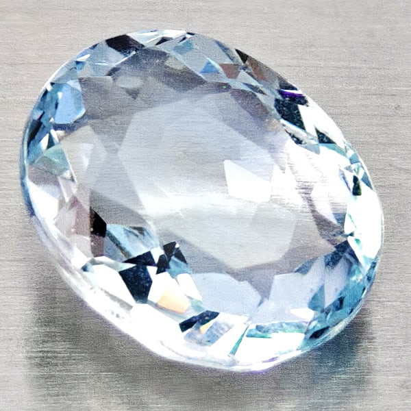 Natural Baby Blue Aquamarine Gemstones 1.57 Ct. Oval Shape 8.3 x 6.7 Mm.: Product ID: 800812239 Product Name: Natural Aquamarine Weight: 1.57 CT. Size: 8.3 x 6.7 x 4 MM. Shape: Oval Shape Color: Baby Blue Clarity:SI1 Luster: Good Gems Origin: Brazil Treatment: Unheated Crys