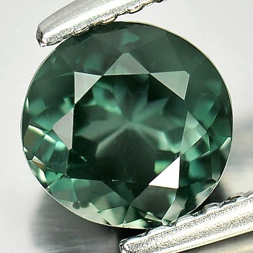 Natural Green Tourmaline Gemstones 0.95 Ct. Oval Shape 6 x 6.2 Mm. - 2