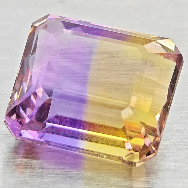 Natural Bi Color Ametrine Gemstones 5.99 Ct. Octagon Shape 11 x 10 Mm. - 2