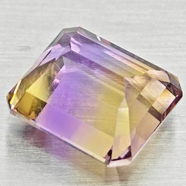 Natural Bi Color Ametrine Gemstones 5.99 Ct. Octagon Shape 11 x 10 Mm. - 3