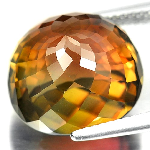 Natural Multi Color Tourmaline Gemstones 16.57 Ct. Oval Shape 14.4 x 13.4 Mm. - 3