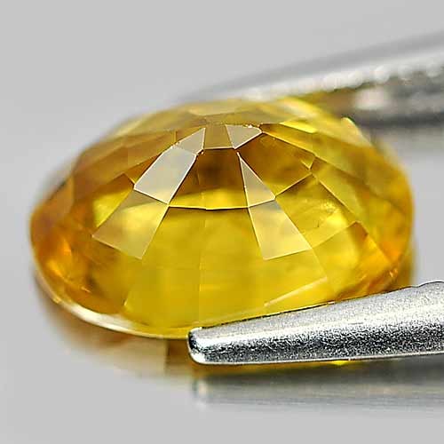 Natural Yellow Sapphire Gemstones 1.88 Ct. Oval Shape 8.4 x 5.9 Mm. - 3