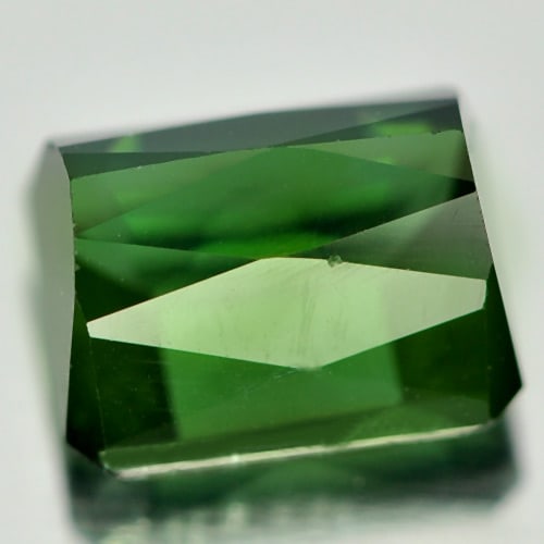 Natural Green Tourmaline Gemstones 1.53 Ct. Octagon Shape 6.6 x 5.7 Mm. - 3