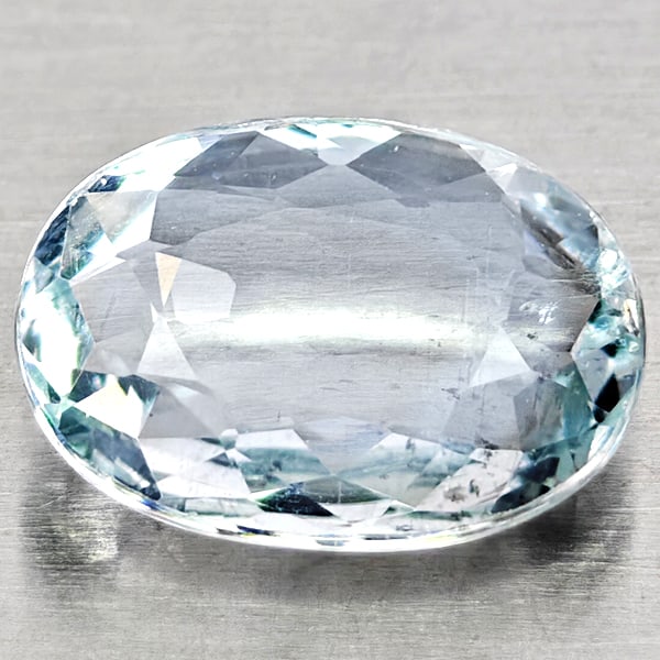 Natural Baby Blue Aquamarine Gemstones 1.58 Ct. Oval Shape 9.6 x 7.1 Mm.: Product ID: 800812199 Product Name: Natural Aquamarine Weight: 1.58 CT. Size: 9.6 x 7.1 x 3.3 MM. Shape: Oval Shape Color: Baby Blue Clarity:SI1 Luster: Good Gems Origin: Brazil Treatment: Unheated Cr