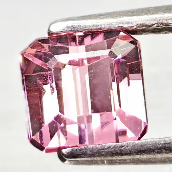 Natural Pink Tourmaline Gemstones 1.04 Ct. Octagon Shape 5.4 x 5.2 Mm.: Product ID: 807247334 Product Name: Natural Tourmaline Weight: 1.04 CT. Size: 5.4 x 5.2 x 4.4 MM. Shape: Octagon Color: Pink Clarity:VSI Luster: Good Gems Origin: Nigeria Treatment: Unheated Crystal S