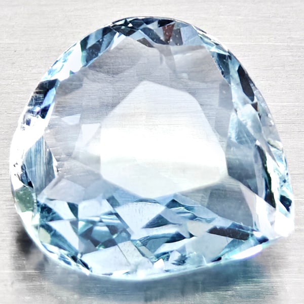 Natural Baby Blue Aquamarine Gemstones 1.40 Ct. Pear Shape 8.5 x 8 Mm. (1 of 3)