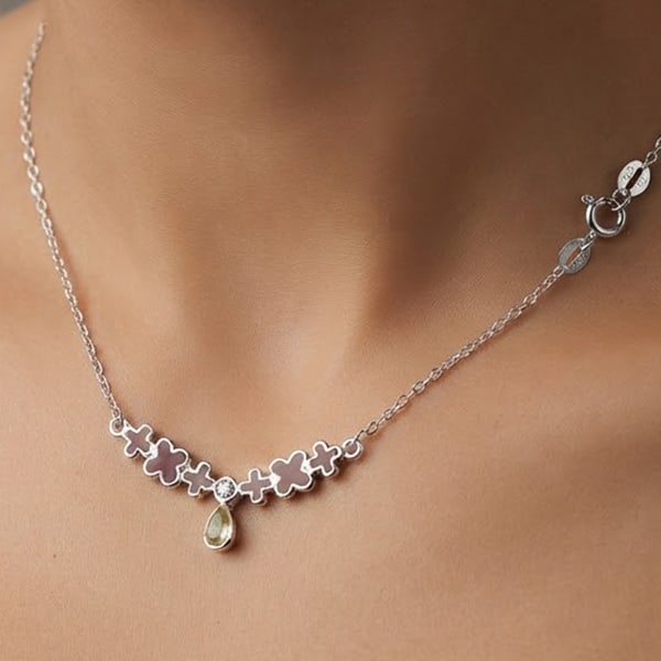925 Sterling Silver Necklace Jewelry Length 14 Inch. 2.30 Grams: Product ID: 280540190 Product Type: 925 Sterling Silver Fine Jewelry Jewelry Weight: 2.30 Grams. Gemstones Color: Multi-Color Metal: Solid Silver 92.5%. Gemstone Detail: About 2.30 Grams. Round White 