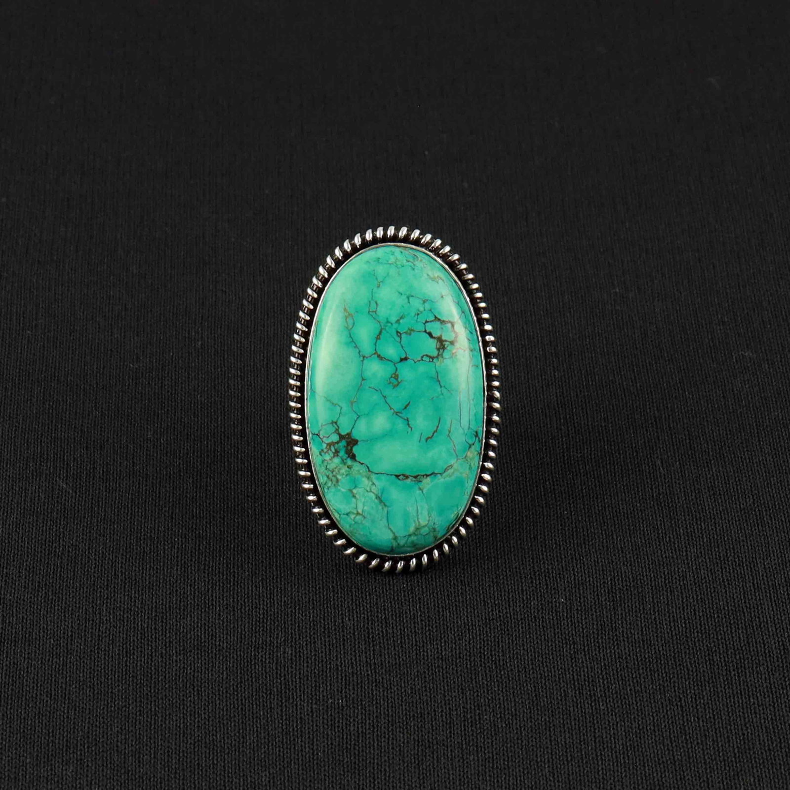 Natural Turquoise Sterling Silver Plated Handmade Ring - 6MM: Product ID: 260527152607 Product - Handmade Silver Plated Ring Metal - 92.5 Sterling Silver Plated Ring Size - 6MM Gemstone - Turquoise Gemstone Origin - Tibet Gemstone Size - 4X2 CM Gemstone Shape - 