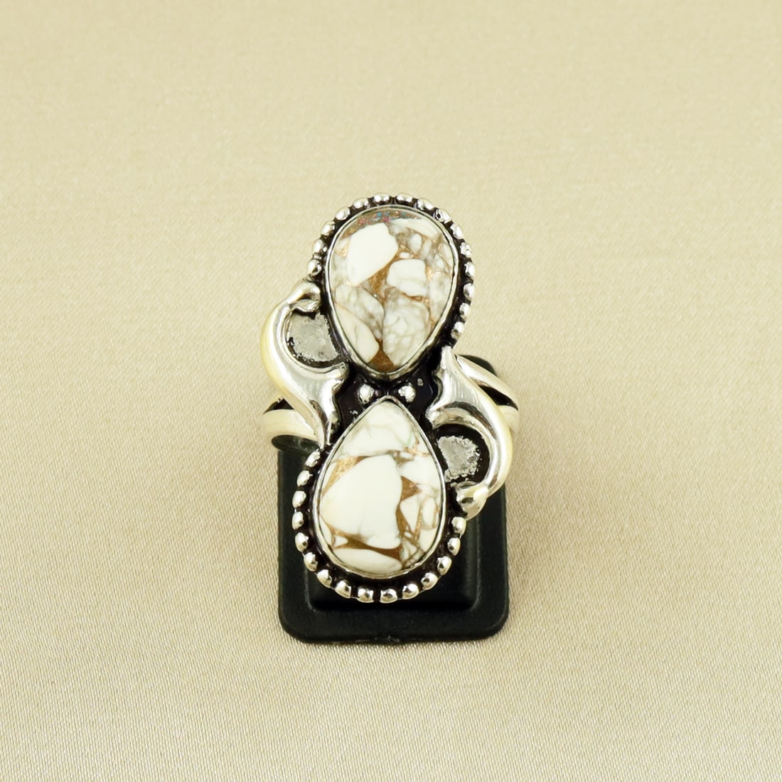 Natural Cotton Candy Sterling Silver Plated Handmade Ring - 8.5MM: Product ID: 260609132347 Product - Handmade Silver Plated Ring Metal - 92.5 Sterling Silver Plated Ring Size - 8.5MM Gemstone - Cotton Candy Gemstone Origin - United States Gemstone Size - 10X14 MM ( 