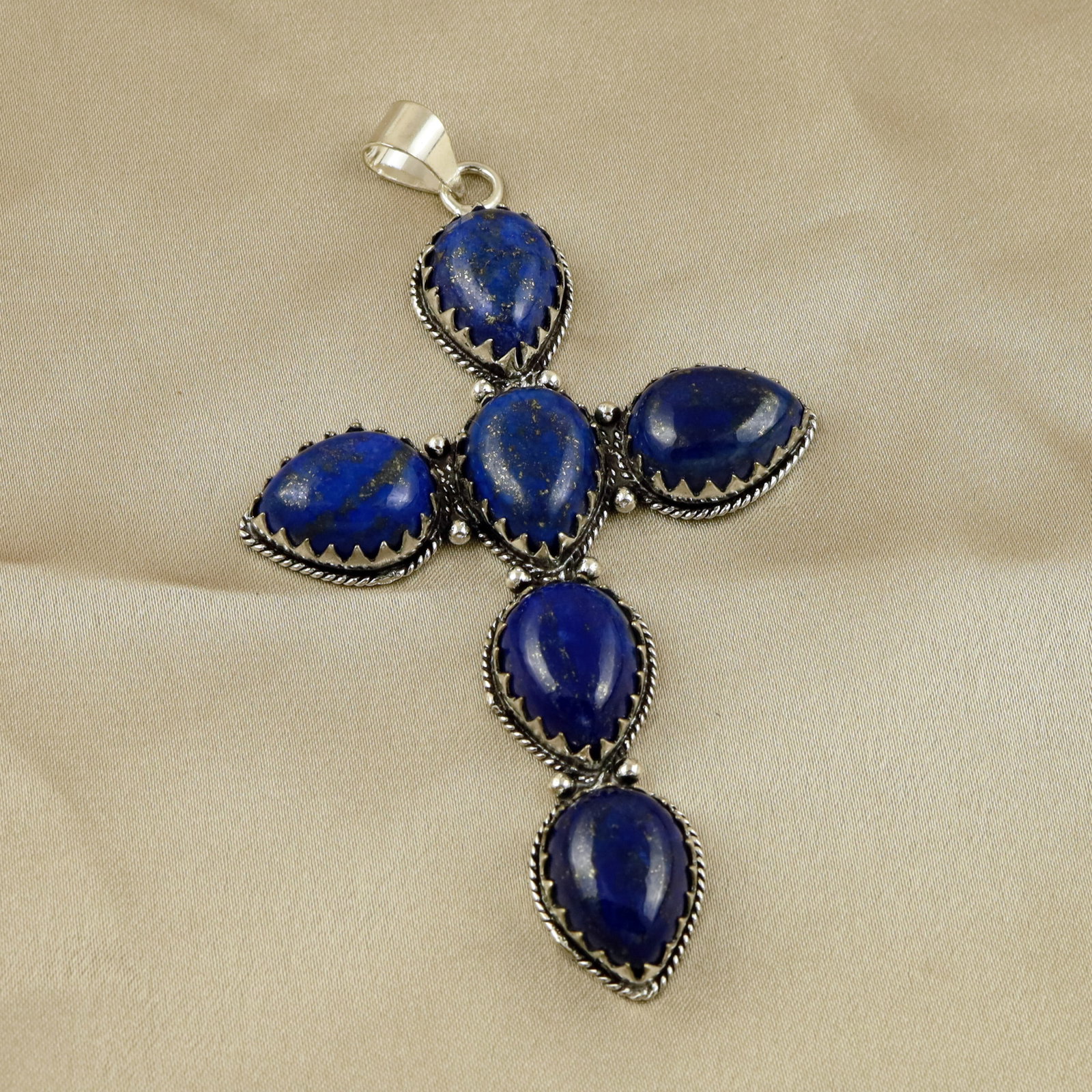Afghani Lapis Lazuli Sterling Silver Plated Handmade Pendant: Product ID: 260512165314 Product - Handmade Silver Plated Pendant Metal - 92.5 Sterling Silver Plated Pendant Size - 3x2 Inch Gemstone - Lapis Lazuli Gemstone Origin - Afghanistan Gemstone Size - 12X1