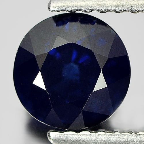 Natural Blue Sapphire Gemstones 1.48 Ct. Round Shape 6.36 Mm.: Product ID: 806007577 Product Name: Natural Blue Sapphire Weight: 1.48 CT. Size: 6.36 x 6.37 x 4.47 MM. Shape: Round Color: Blue Clarity:VVS Luster: Good Gems Origin: Madagascar Treatment: Heated Crys