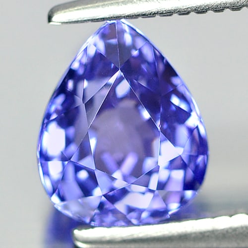 Natural Violetish Blue Tanzanite Gemstones 1.46 Ct. Clean Pear Shape 7.2 x 5.9 Mm.: Product ID: 807006252 Product Name: Natural Tanzanite Weight: 1.46 CT. Size: 7.2 x 5.9 x 5 MM. Shape: Pear Color: Violetish Blue Clarity:IF Luster: Very Good Gems Origin: Tanzania Treatment: Heated Cr