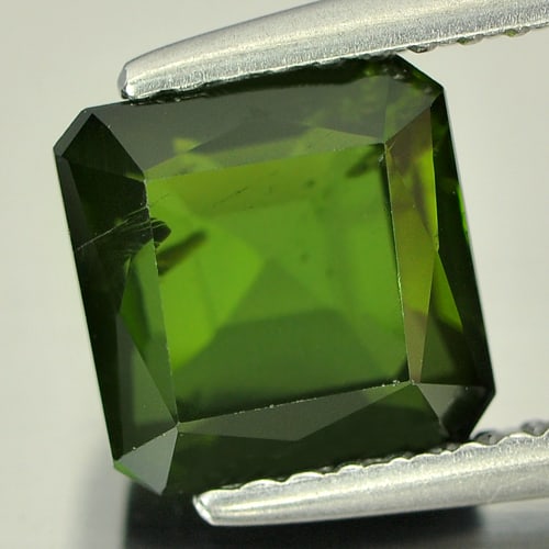 Natural Green Tourmaline Gemstone 2.93 Ct. Octagon Shape 7.2 x 7.2 Mm. - 2
