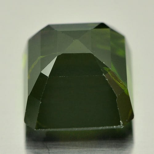 Natural Green Tourmaline Gemstone 2.93 Ct. Octagon Shape 7.2 x 7.2 Mm. - 3
