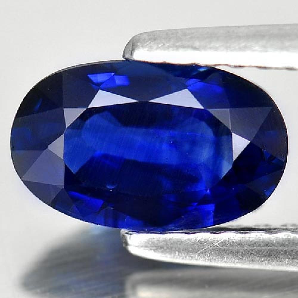 Natural Purplish Blue Sapphire Gemstones 1.33 Ct. Oval Shape 8.6 x 5.3 Mm.: Product ID: 806005670 Product Name: Natural Blue Sapphire Weight: 1.33 CT. Size: 8.6 x 5.3 x 3.3 MM. Shape: Oval Color: Purplish Blue Clarity:VSI Luster: Good Gems Origin: Kenya Treatment: Heated Crys