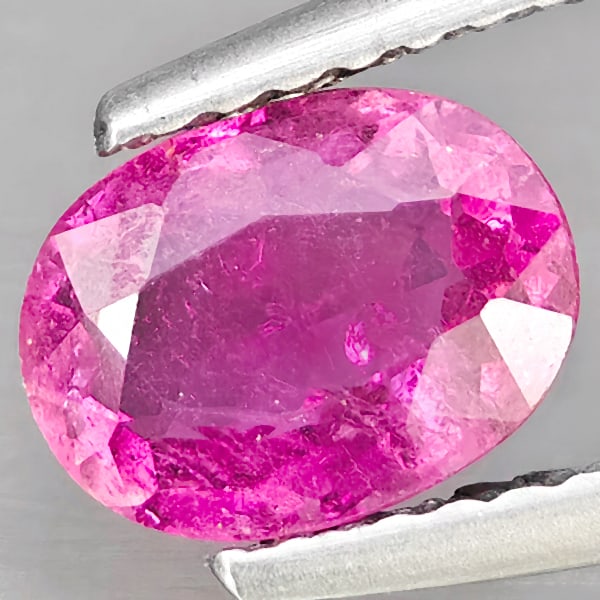 Natural Pink Tourmaline Gemstones 0.98 Ct. Oval Shape 7.4 x 5.5 Mm. - 2