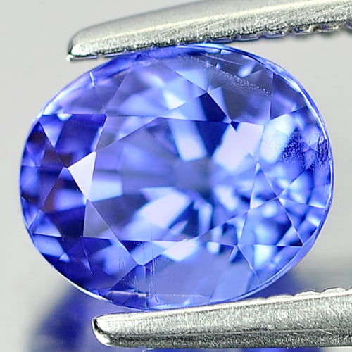 Natural Violetish Blue Tanzanite Gemstones 1.48 Ct. Oval Shape 7 x 6 Mm.: Product ID: 807006378 Product Name: Natural Tanzanite Weight: 1.48 CT. Size: 7 x 6 x 5.1 MM. Shape: Oval Color: Blue Clarity:SI Luster: Good Gems Origin: Tanzania Treatment: Heated Crystal Structure: 