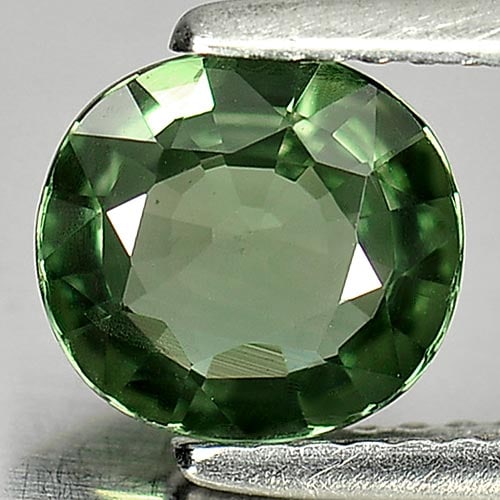 Natural Green Sapphire Gemstones 1.44 Ct. Oval Shape 7.8 x 7.4 Mm. (1 of 3)
