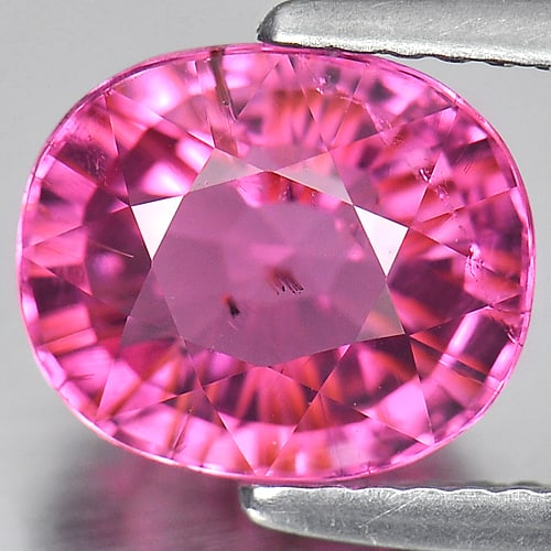 Natural Pink Tourmaline Gemstones 3.18 Ct. Oval Shape 9.5 x 8 Mm. (1 of 3)