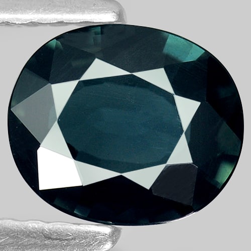 Natural Greenish Blue Sapphire Gemstones 1.30 Ct. Oval Shape 7.5 x 6.3 Mm.: Product ID: 806008229 Product Name: Natural Blue Sapphire Weight: 1.30 CT. Size: 7.5 x 6.3 x 3 MM. Shape: Oval Color: Greenish Blue Clarity:VVS Luster: Good Gems Origin: Thailand Treatment: Heated Cry