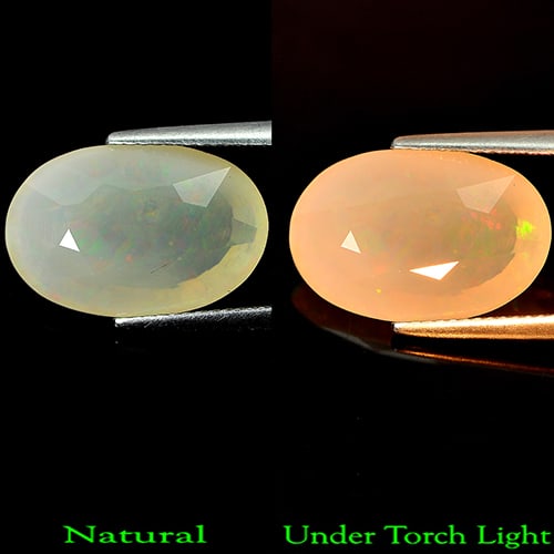 Natural Multi Color Opal Gemstones 6.88 Ct. Oval Shape 17.7 x 11.7 Mm.: Product ID: 818709066 Product Name: Natural Opal Weight: 6.88 CT. Size: 17.7 x 11.7 x 7 MM. Shape: Oval Color: Multi Color Clarity:Semi - Transparent Luster: Strong Iridescent Gems Origin: Ethiopia Tr