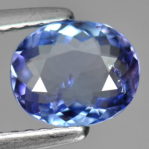 Natural Violetish Blue Tanzanite Gemstones 1.13 Ct. Oval Shape 7.48 x 6.10 Mm. (1 of 4)