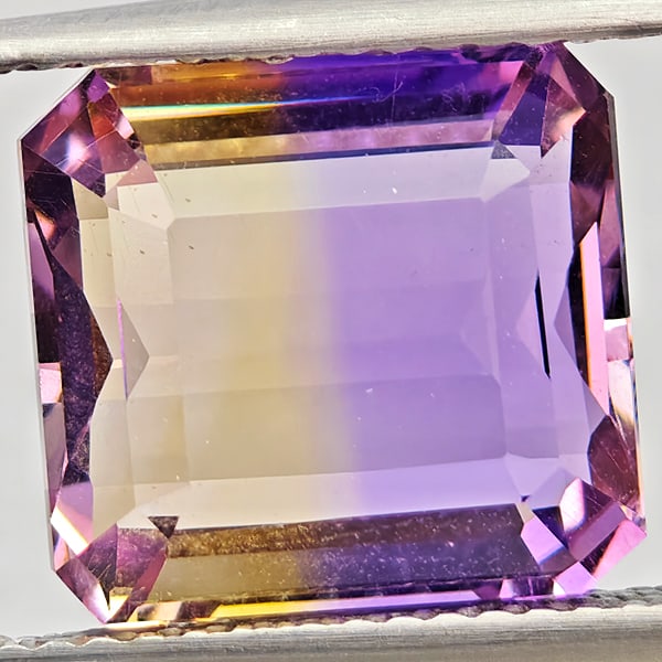 Natural Bi Color Ametrine Gemstones 5.77 Ct. Octagon Shape 11 x 10.3 Mm. - 2