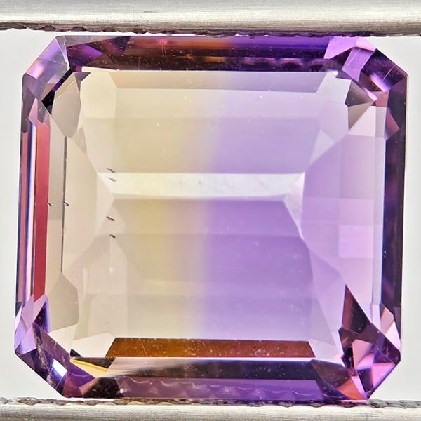 Natural Bi Color Ametrine Gemstones 5.77 Ct. Octagon Shape 11 x 10.3 Mm. - 3