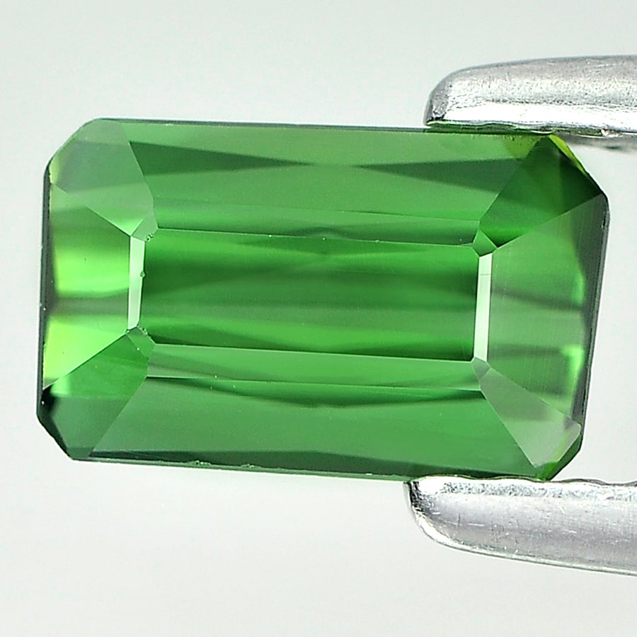 Natural Green Tourmaline Gemstones 0.99 Ct. Clean Octagon Shape 7.2 x 4.6 Mm.: Product ID: 807224268 Product Name: Natural Tourmaline Weight: 0.99 CT. Size: 7.2 x 4.6 x 3.7 MM. Shape: Octagon Color: Green Clarity:IF Luster: Good Gems Origin: Nigeria Treatment: Unheated Crystal S