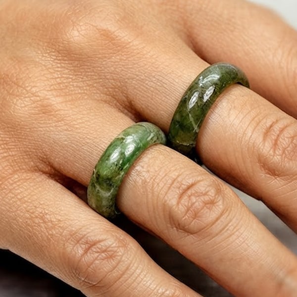 Natural Multi Color Jade Gemstones 25.75 Ct. 2 Pcs. Round Cabochon Rings Size 4.5: Product ID: 819814750 Product Name: Natural Gemstones Weight: 25.75 CT. Size: 21 x 15 MM. Shape: Round Color: Multi-Color Clarity:Opaque Luster: Good Gems Origin: Burma Treatment: Unheated Crystal Str