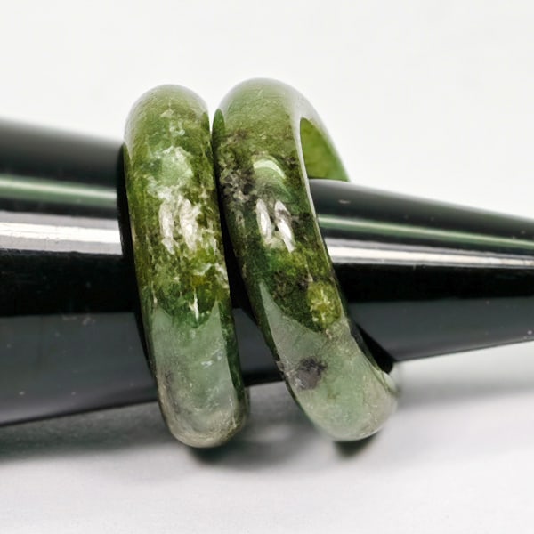 Natural Multi Color Jade Gemstones 23.57 Ct. 2 Pcs. Round Cabochon Rings Size 4.5: Product ID: 819814703 Product Name: Natural Gemstones Weight: 23.57 CT. Size: 21 x 15 MM. Shape: Round Cabochon Color: Multi-Color Clarity:Opaque Luster: Good Gems Origin: Burma Treatment: Unheated Cr